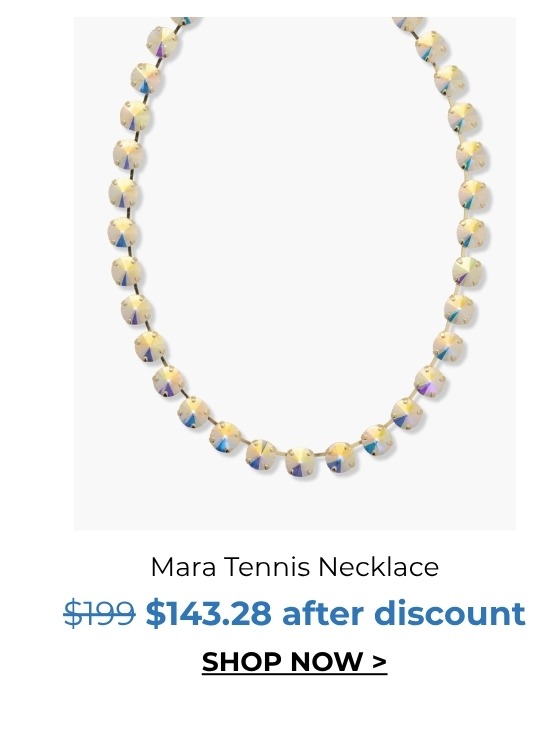 Mara Tennis Necklace was $199 now $143.28 after discount