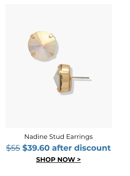 Nadine Stud Earrings was $55 now $39.60 after discount