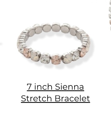 7 inch Sienna Stretch Bracelet