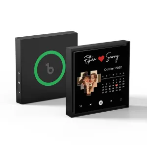 Image of Custom Music Fridge Magnet New 5.0 Upgrade Supports 1-6 Songs Can Play Songs and Adjust Volume Anniversary Calendar Gifts