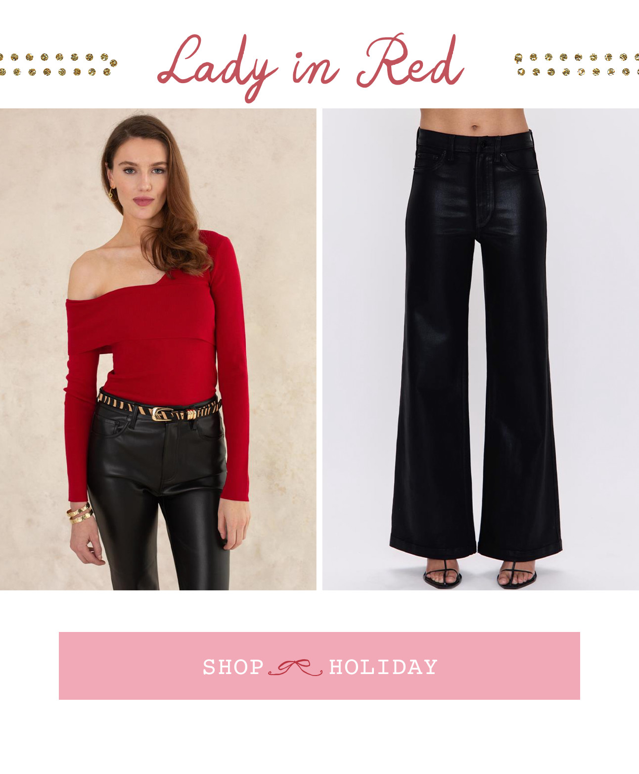 Lady in Red: SHOP HOLIDAY