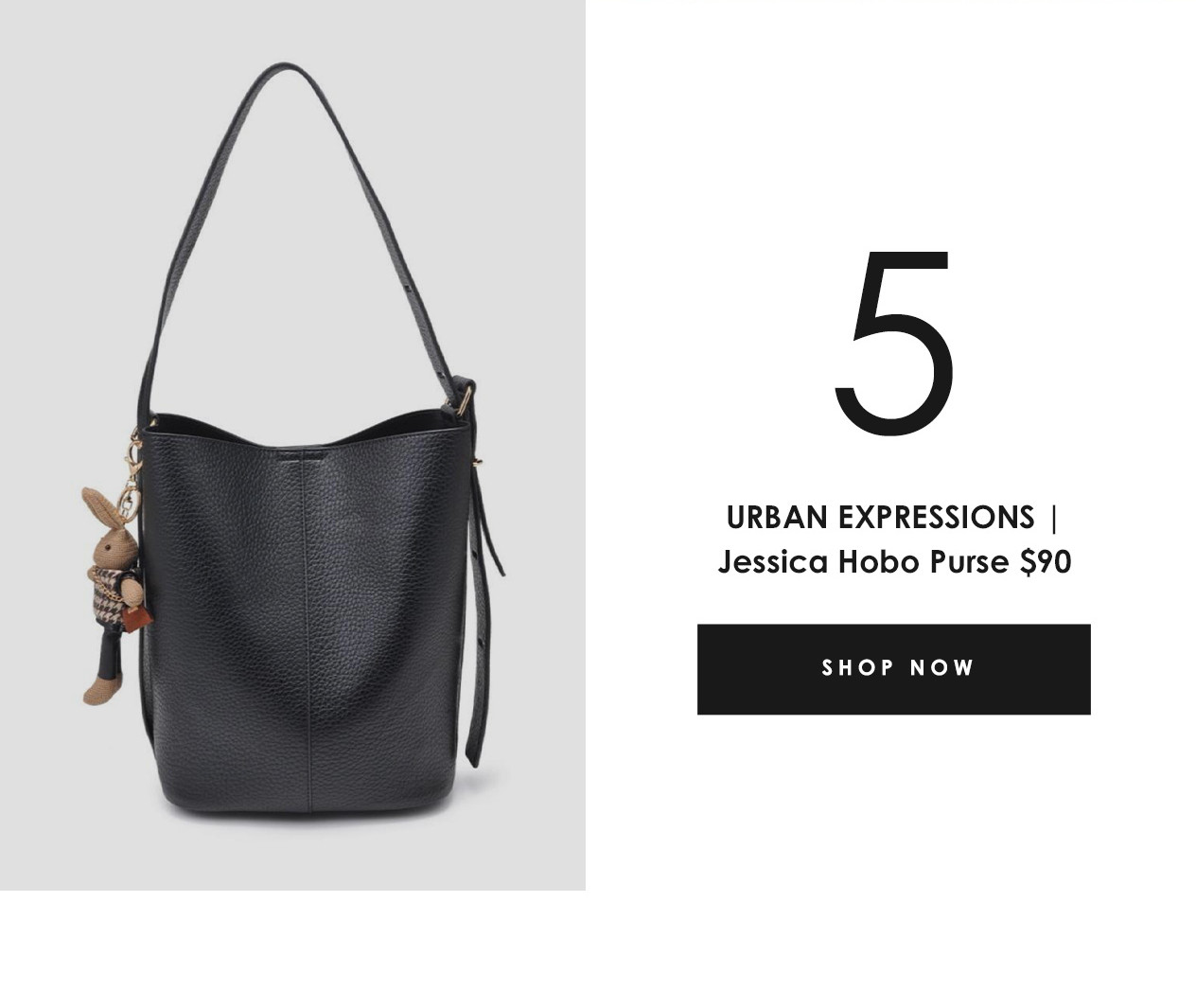URBAN EXPRESSIONS | Jessica Hobo Purse
