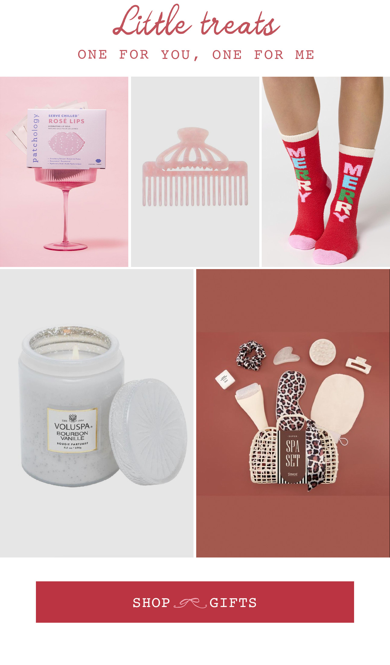 Little treats: ONE FOR YOU, ONE FOR ME - SHOP GIFTS
