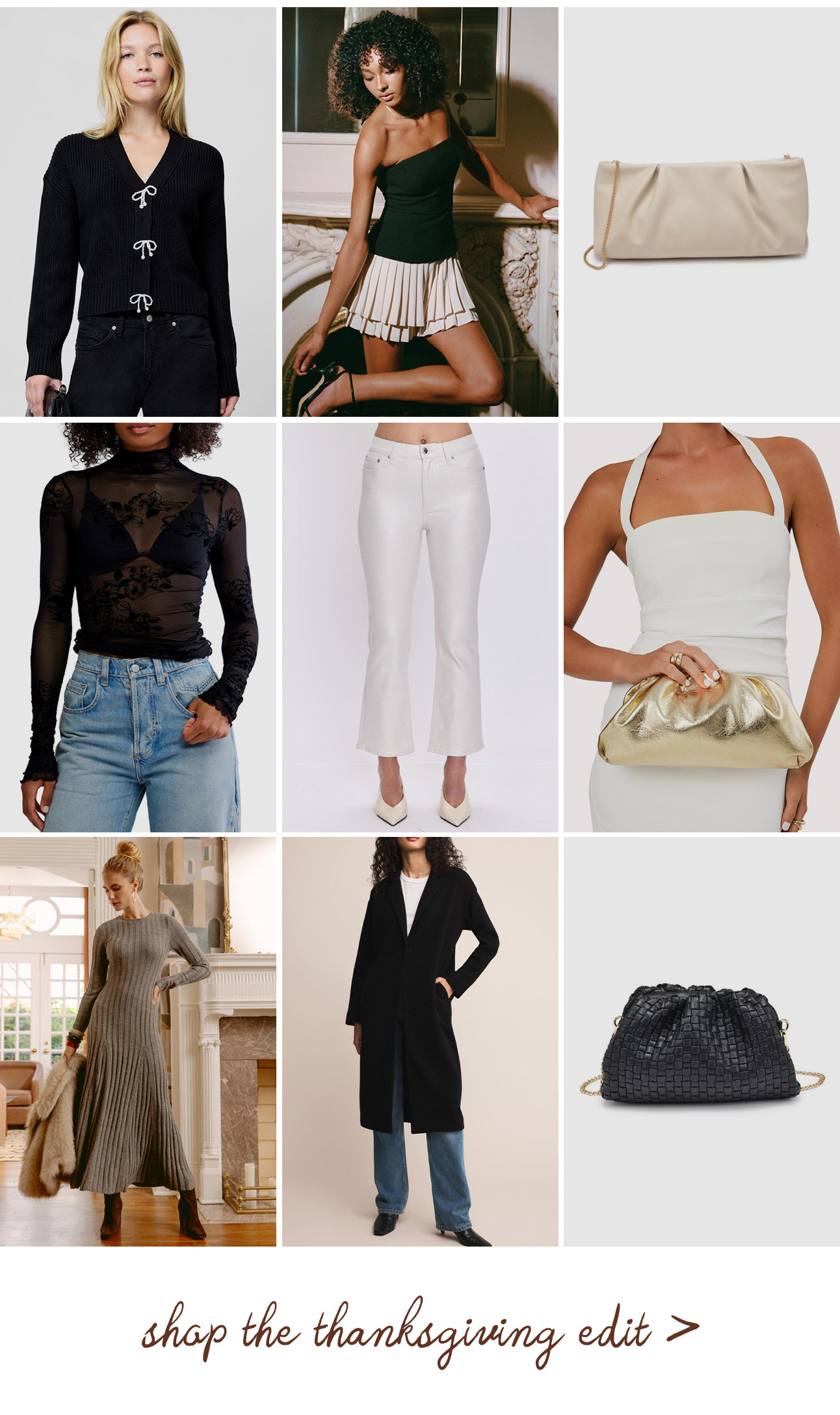 shop the thanksgiving edit