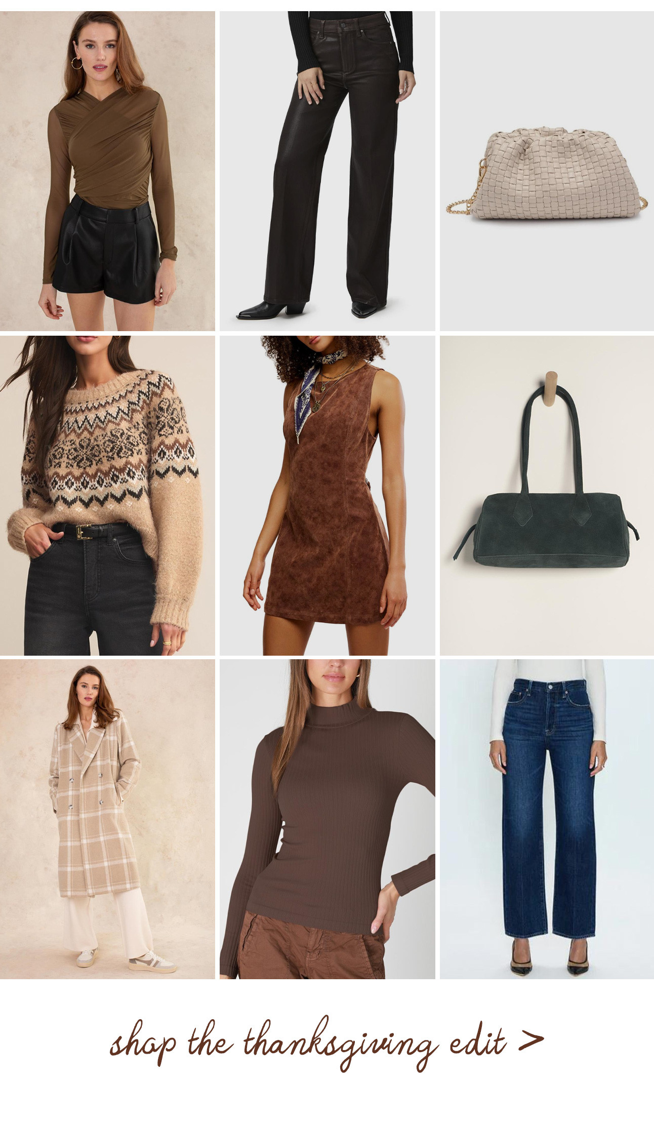 shop the thanksgiving edit