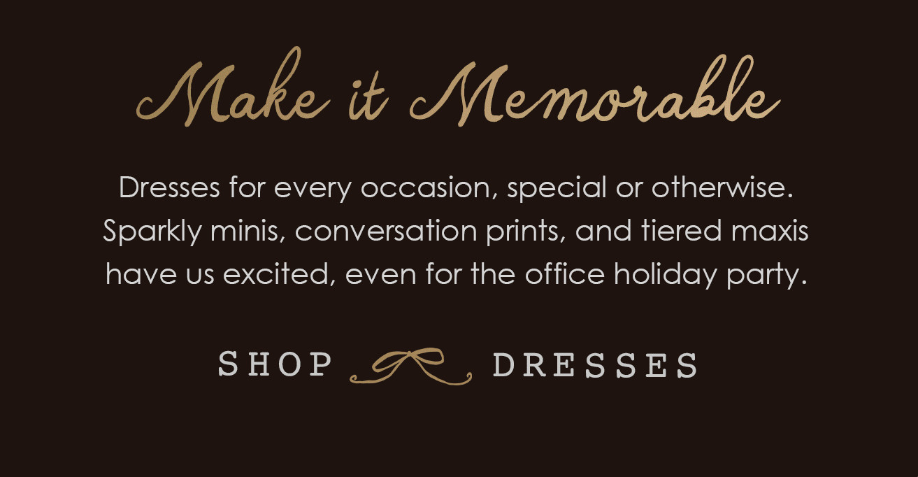 SHOP DRESSES