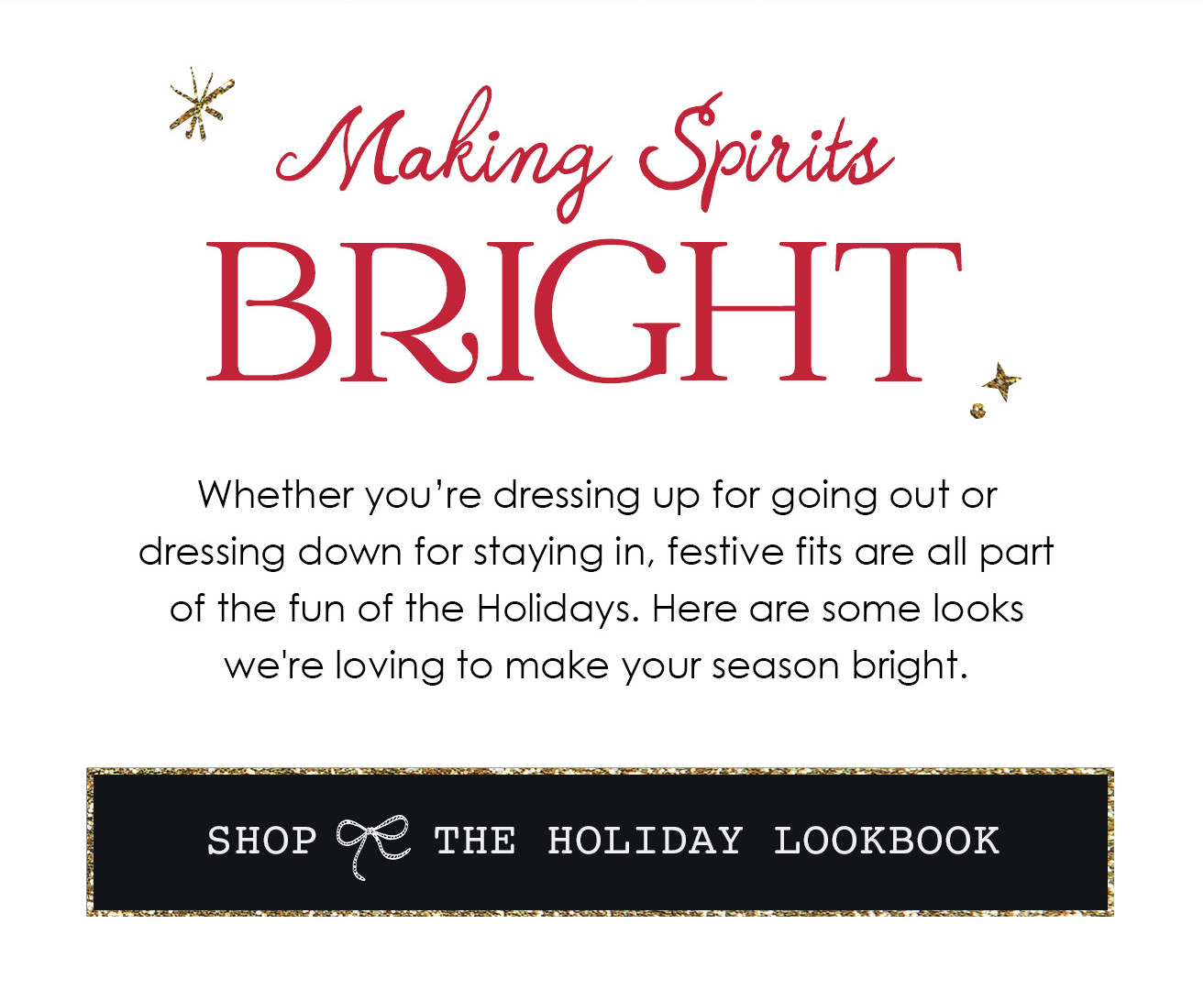 SHOP THE HOLIDAY LOOKBOOK