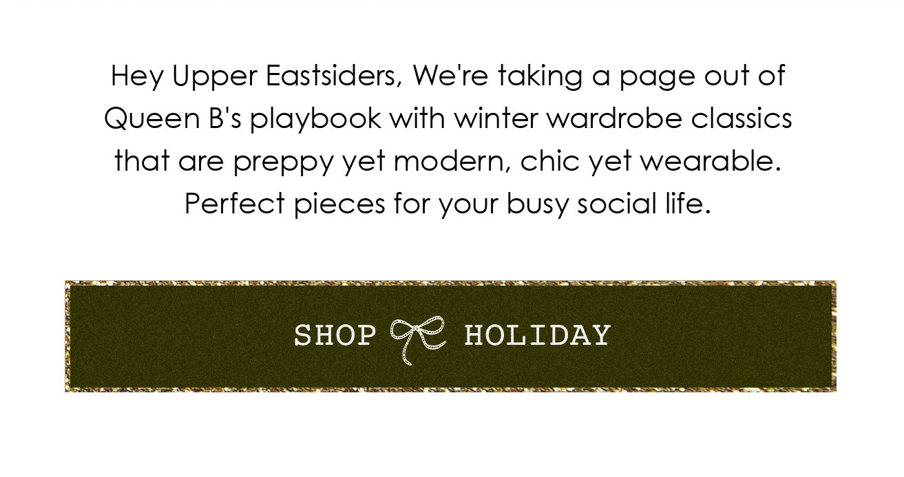 SHOP HOLIDAY