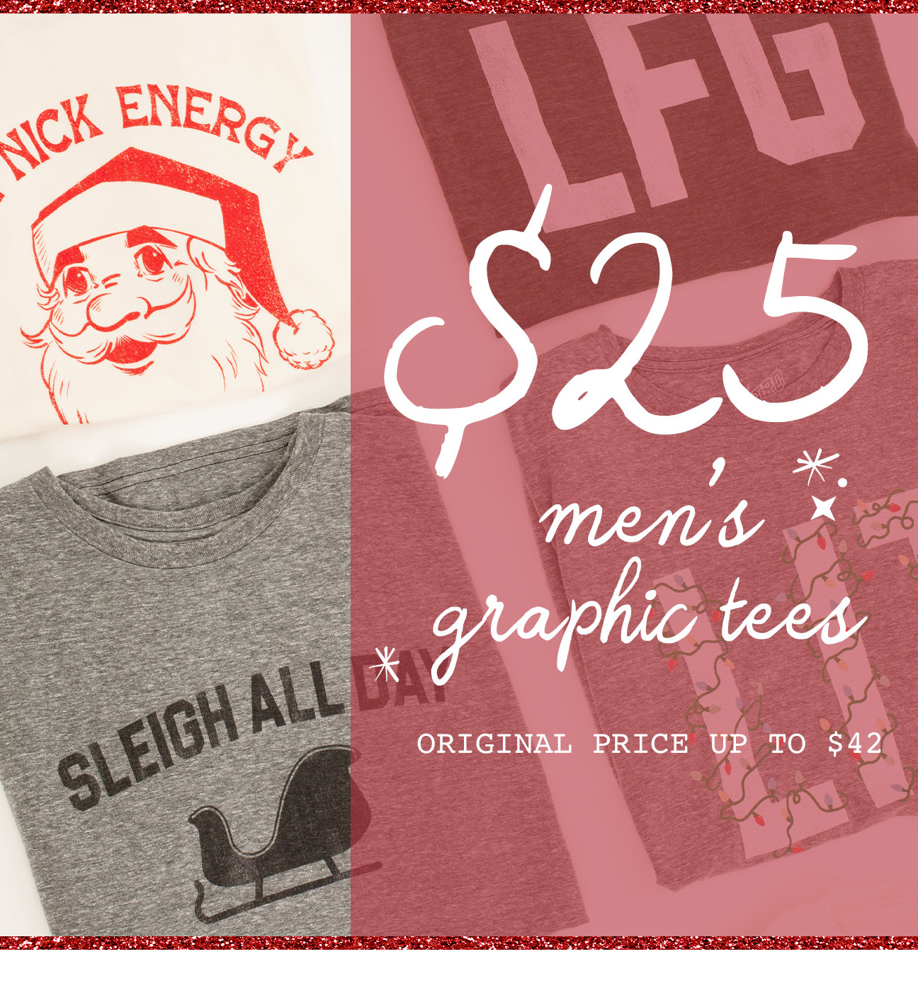 $25 men's graphic tees