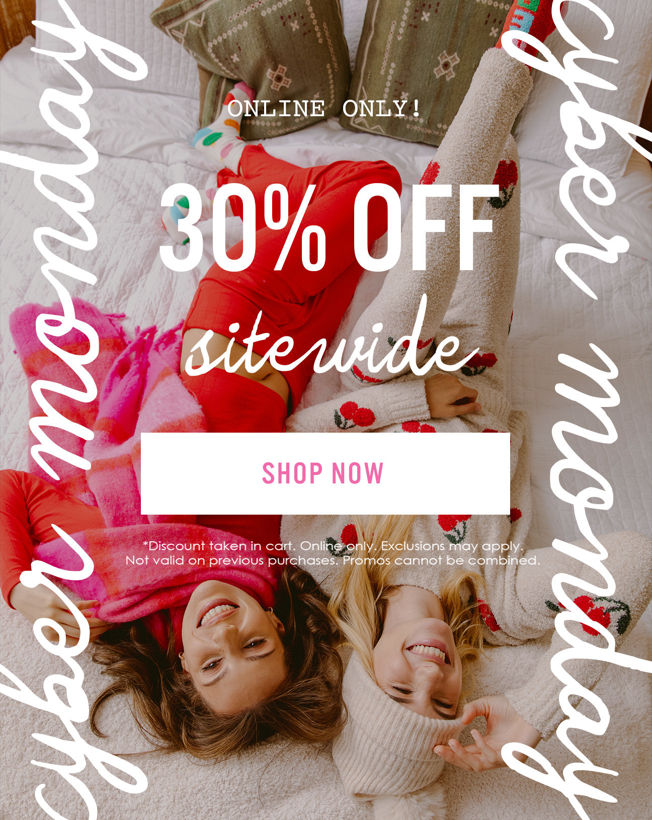 ONLINE ONLY! 30% OFF SITEWIDE