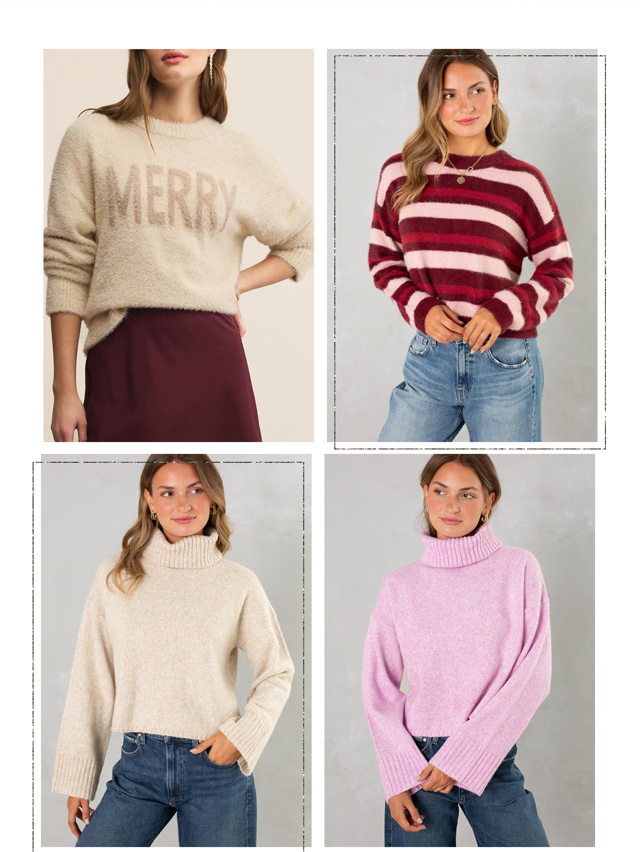 shop sweaters!