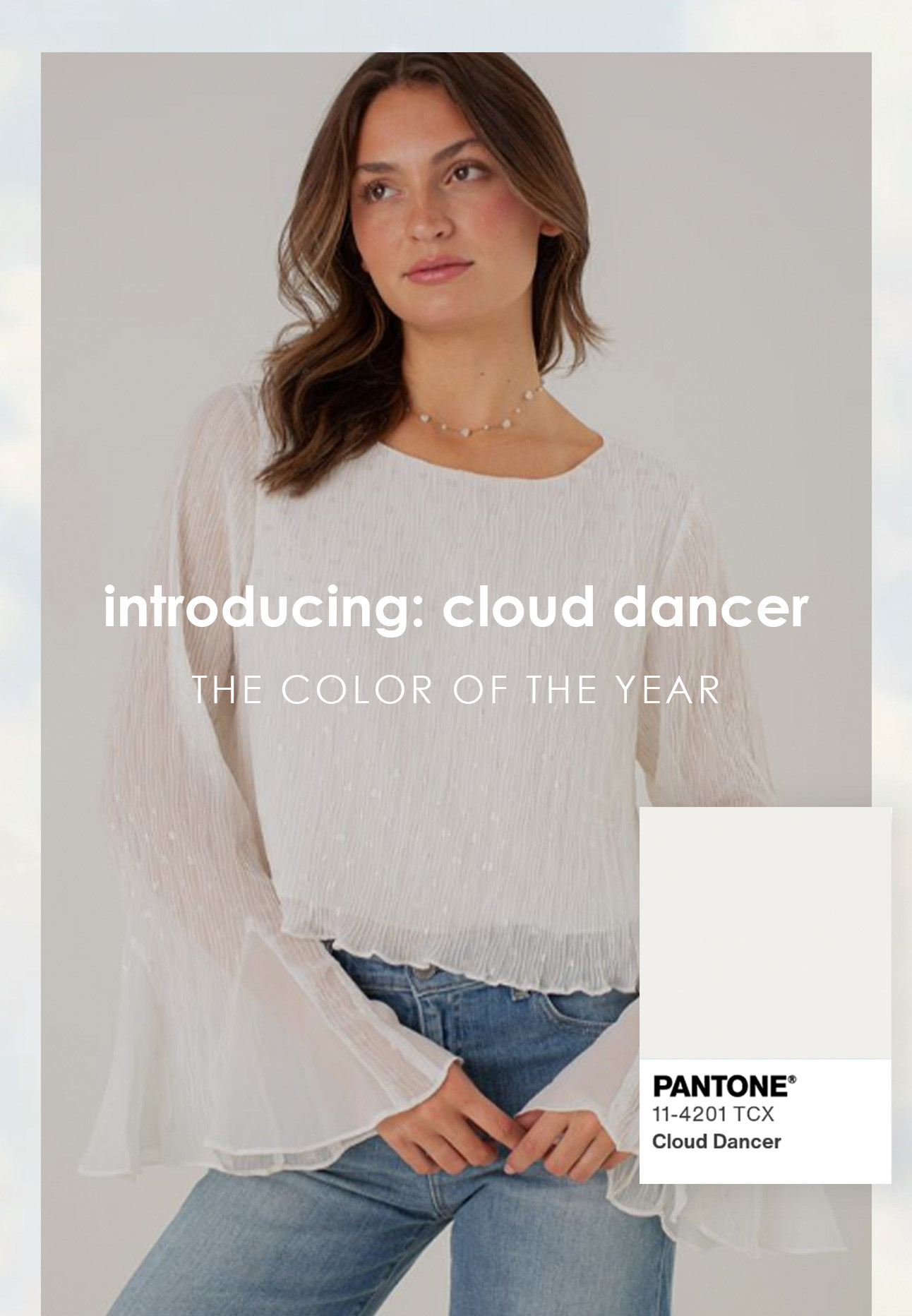 introducing: cloud dancer: THE COLOR OF THE YEAR