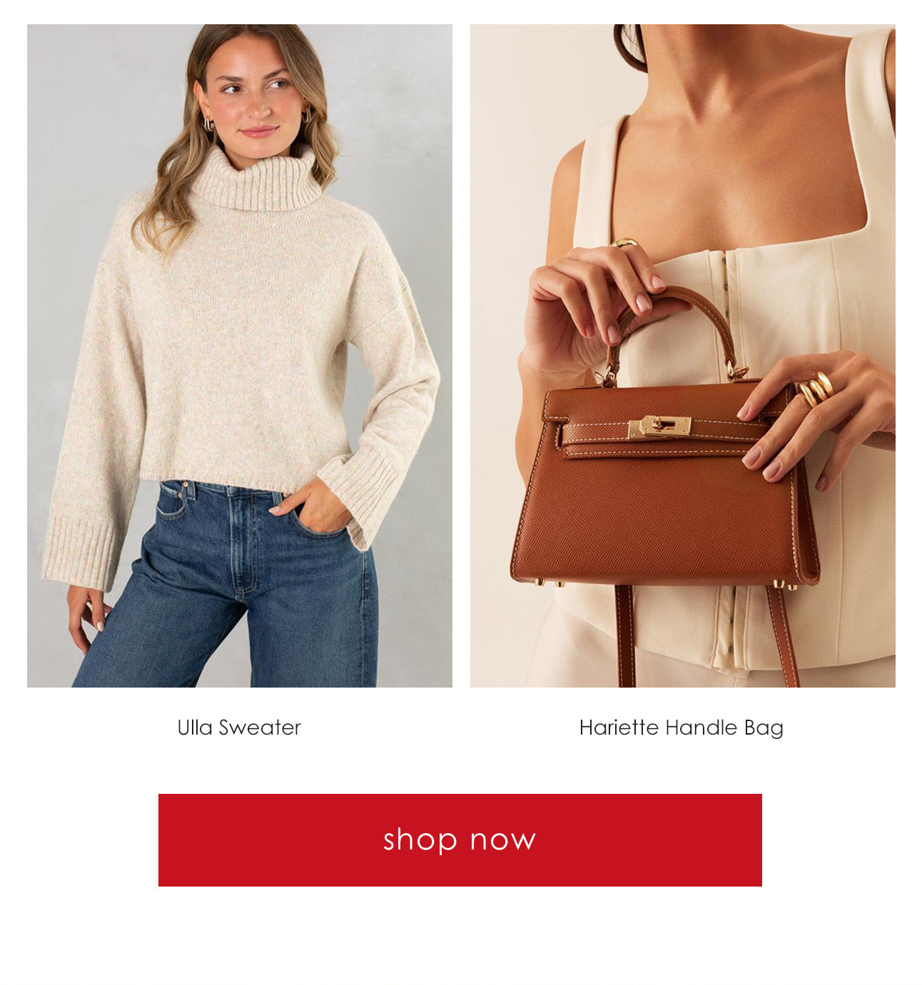 Ulla Sweater // Hariette Handle Bag