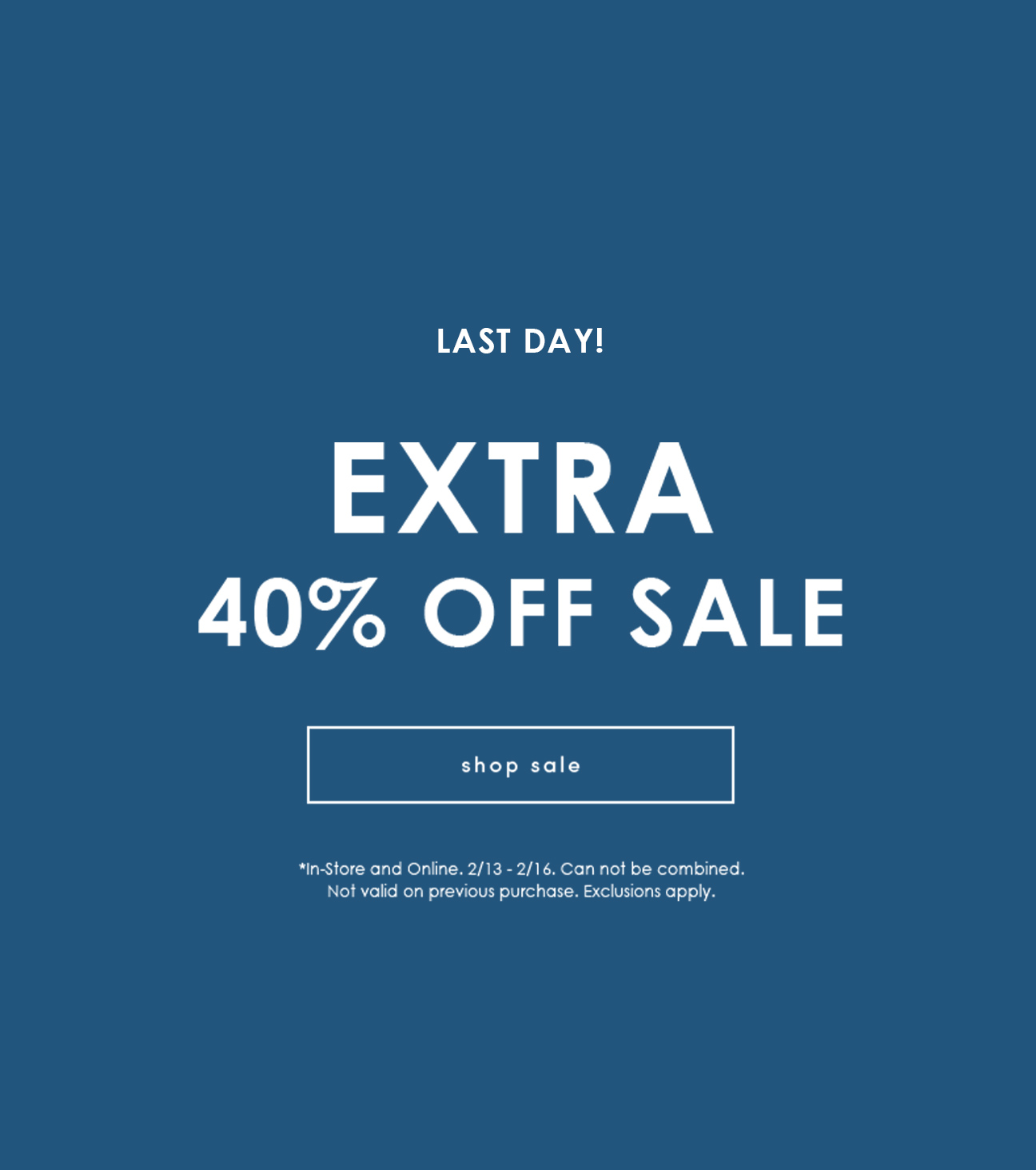 extra 40% off sale