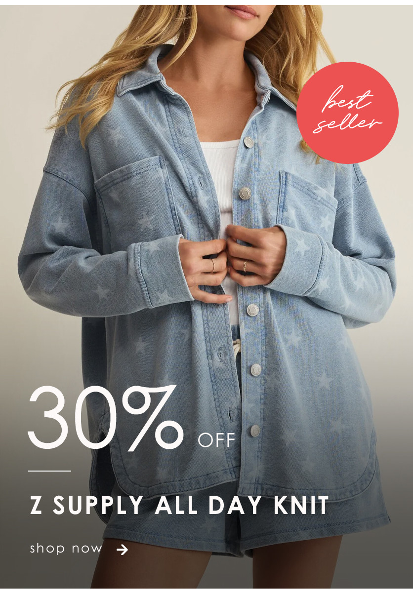 best seller - 30% OFF Z SUPPLY ALL DAY KNIT - shop now