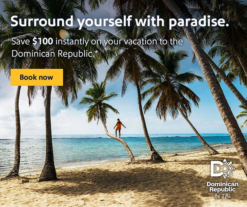 Surround yourself with paradise. Save $100 instantly on your vacation to the Dominican Republic.* Book now.