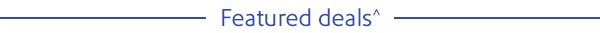 Featured deals^
