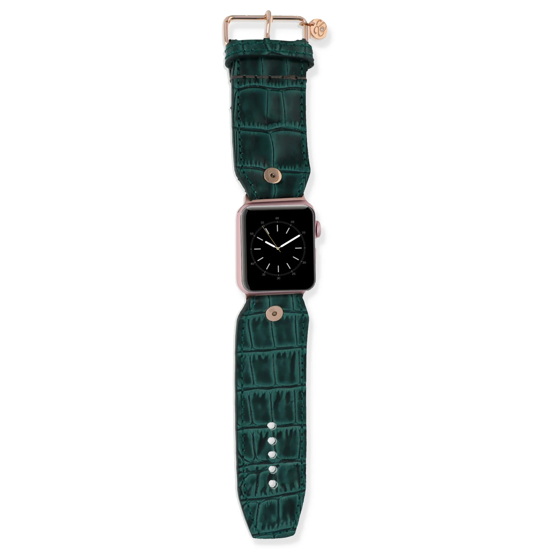 Image of Blessing Band - Emerald Croc Sivella Watchband