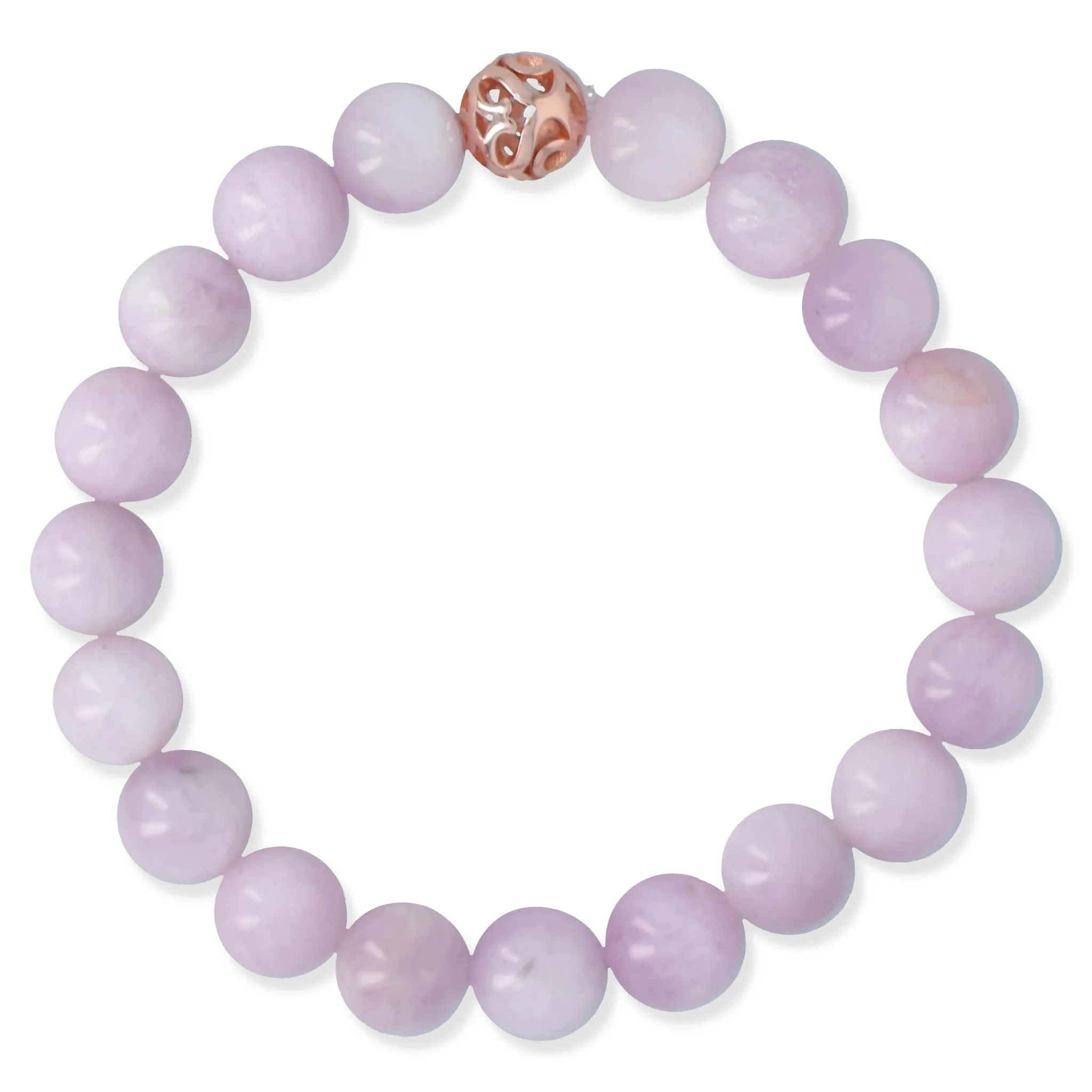 Image of 8mm Kunzite Beaded Bracelet