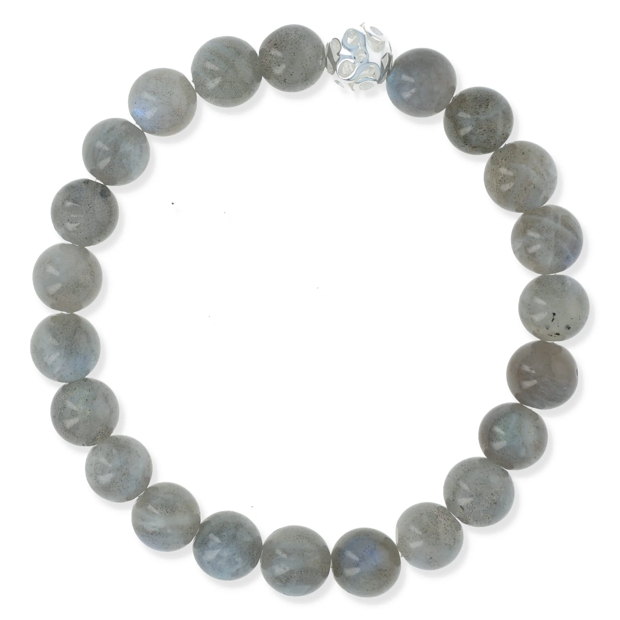 Image of 8mm Labradorite Beaded Bracelet