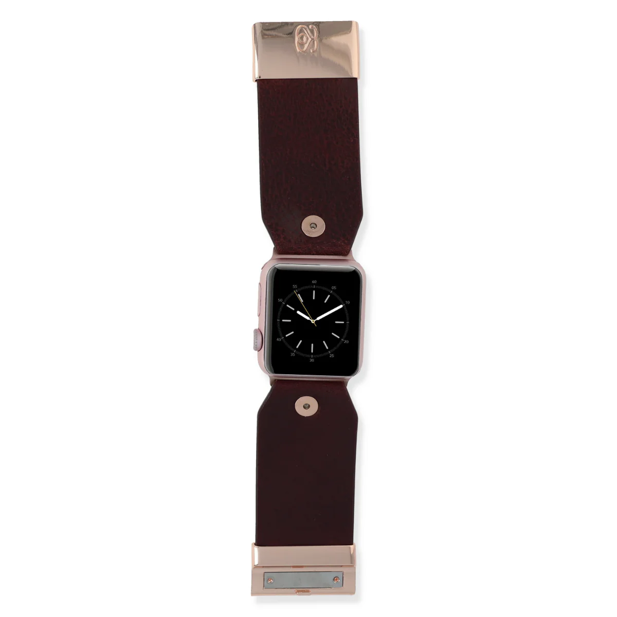 Image of Burgundy Milano Watchlet