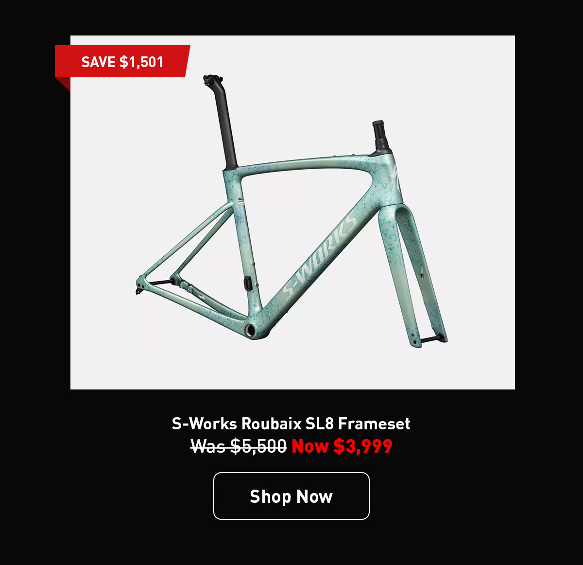 S-Works Roubaix SL8 Frameset - Save $1,501