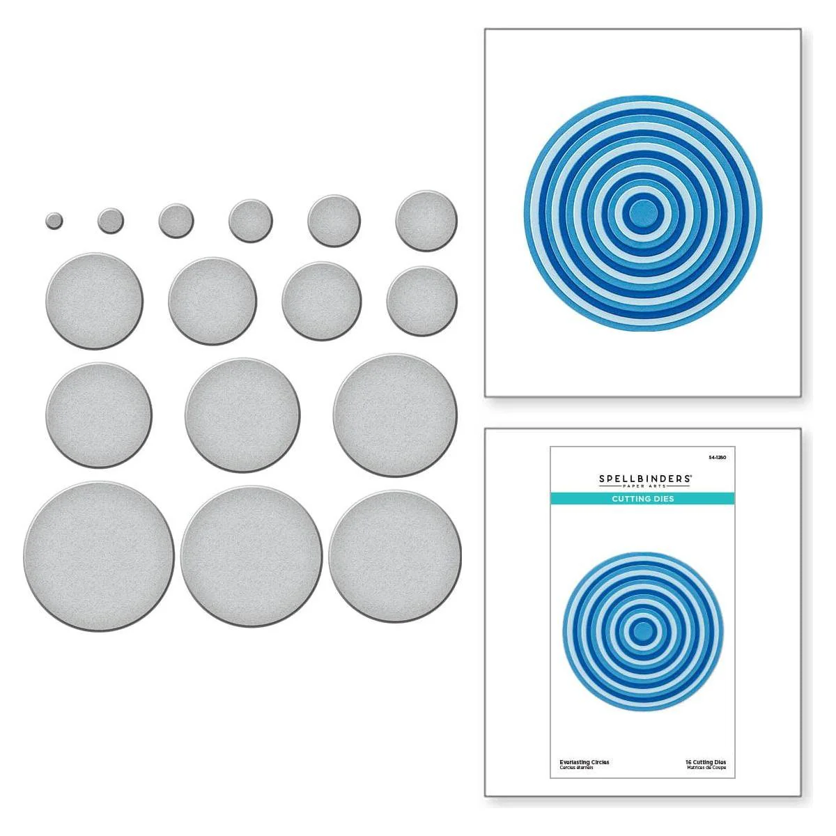 Image of Everlasting Circles Etched Dies from the Everlasting Shapes Collection
