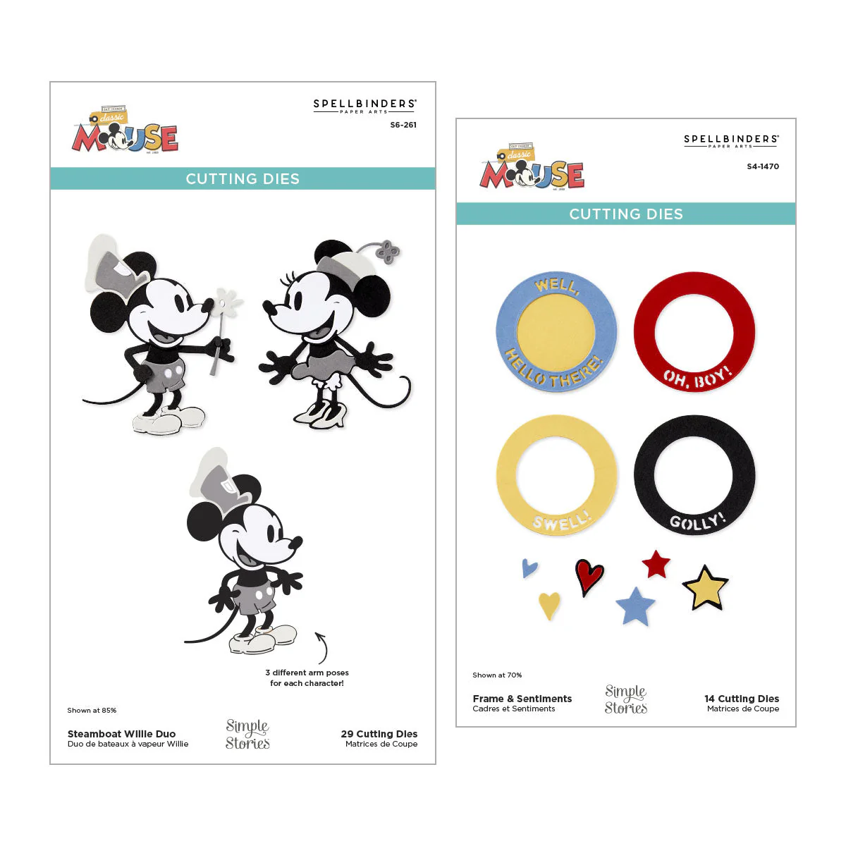 Image of Say Cheese Classic Mouse Character Die Bundle from the Say Cheese Classic Mouse Collection