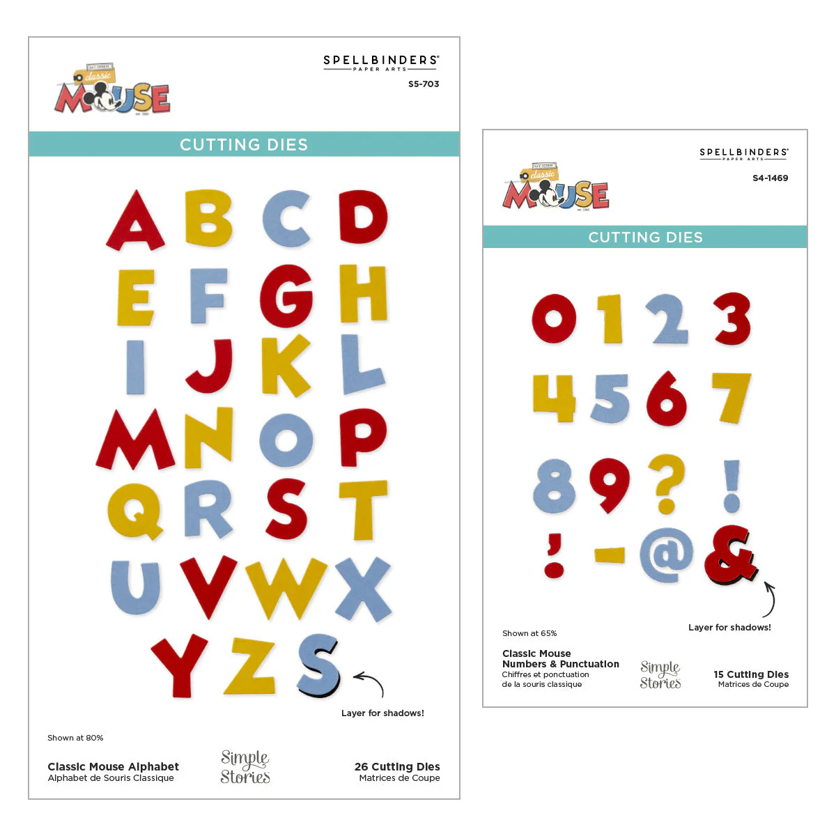 Image of Say Cheese Classic Mouse Alphabet & Numbers Bundle from the Say Cheese Classic Mouse Collection