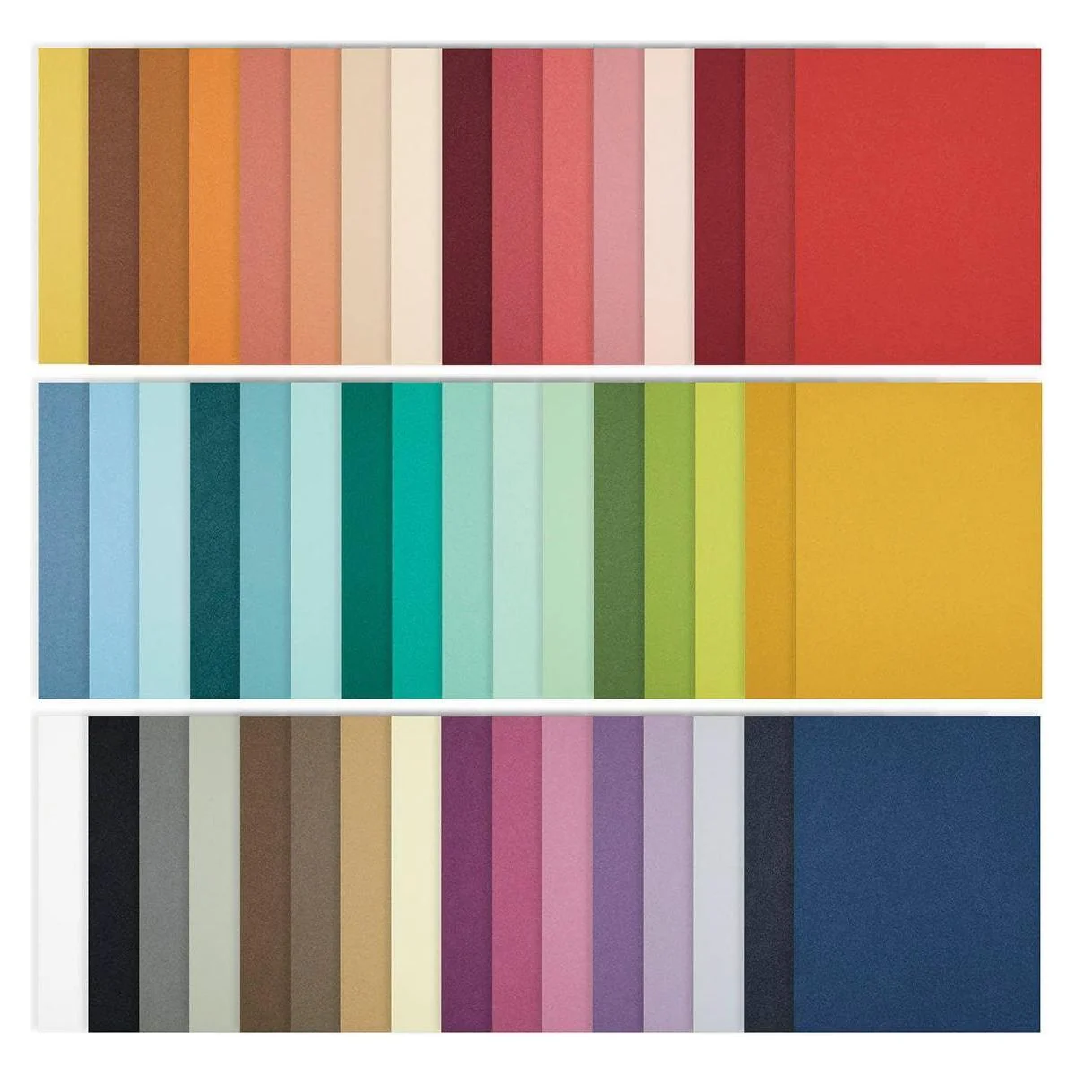 Image of The Full 48 ColorWheel Cardstock Pack A2 - 1 each