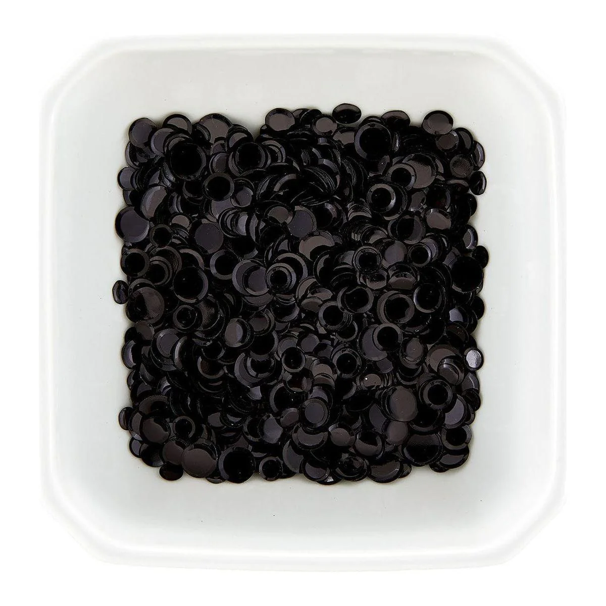 Image of Black Smooth Discs Color Essentials Sequins