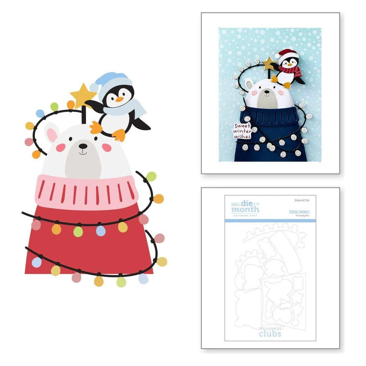 Image of Festive Friends - Small Die of the Month