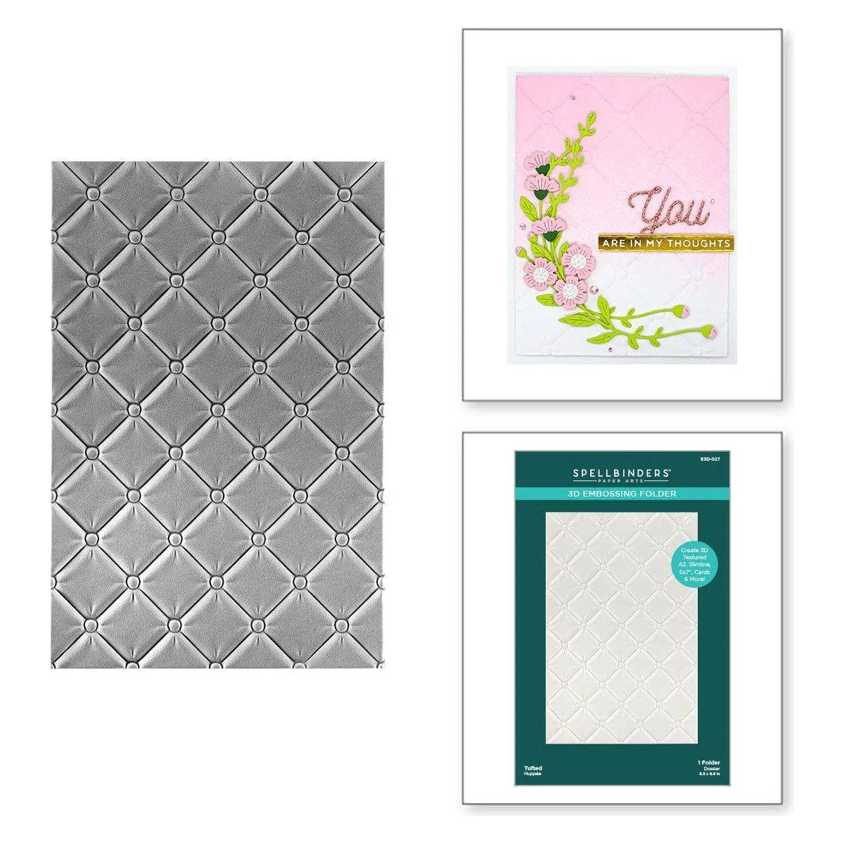 Image of Tufted 3D Embossing Folder