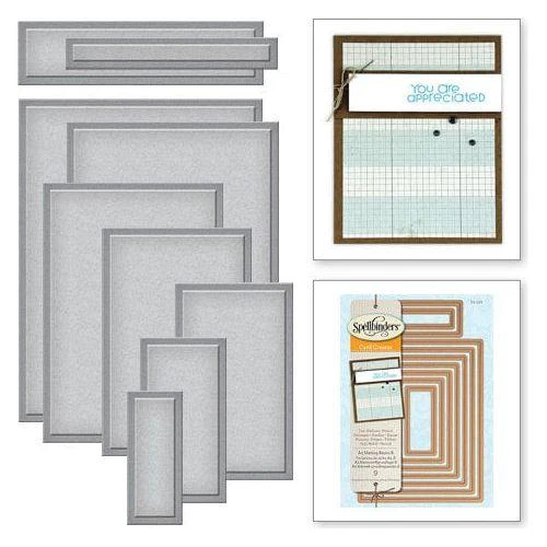 Image of A-2 Matting Basics B Card Creator Etched Dies