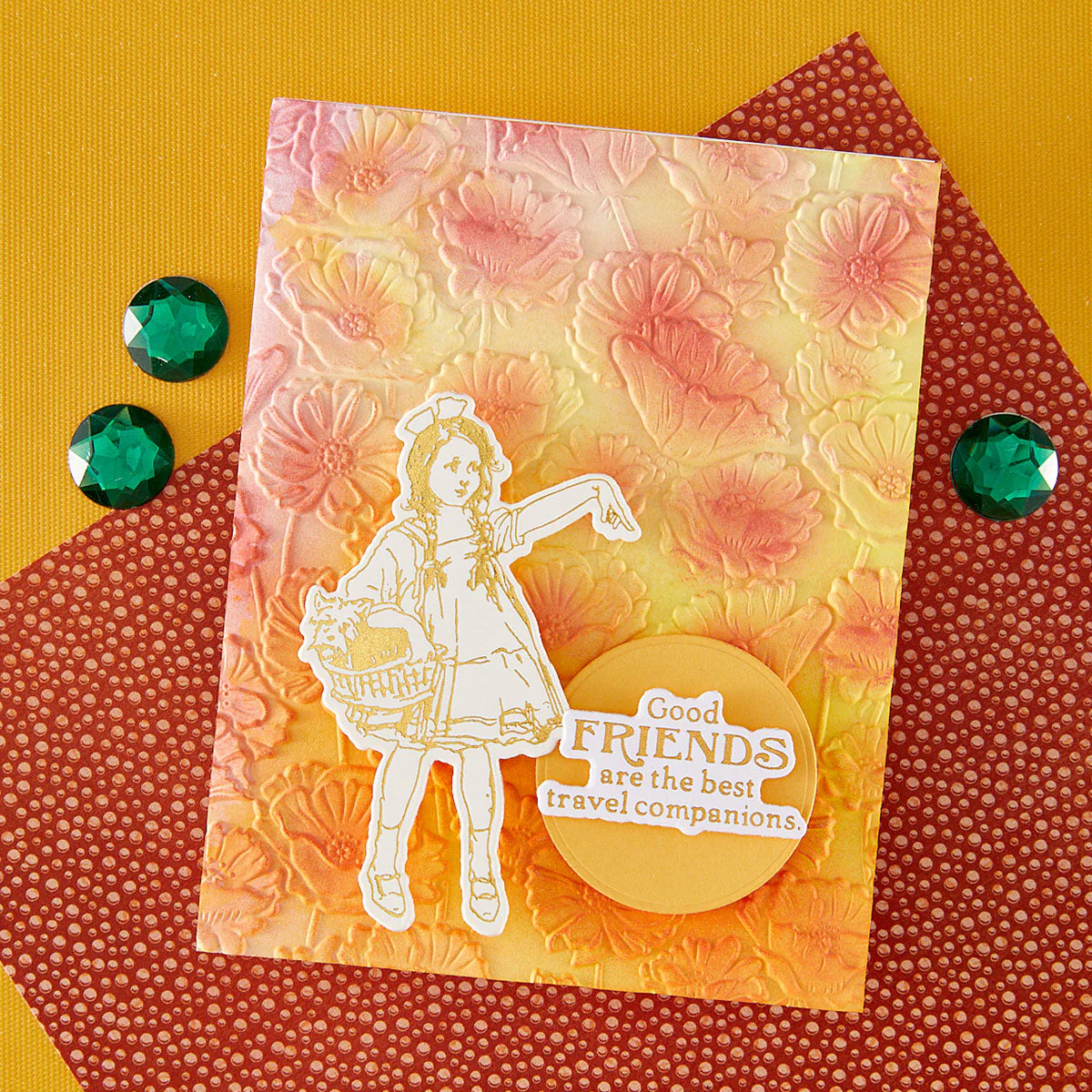 Image of Field of Poppies 3D Emboss & Cut Folder from the Wonder of Oz Collection by Graphic 45