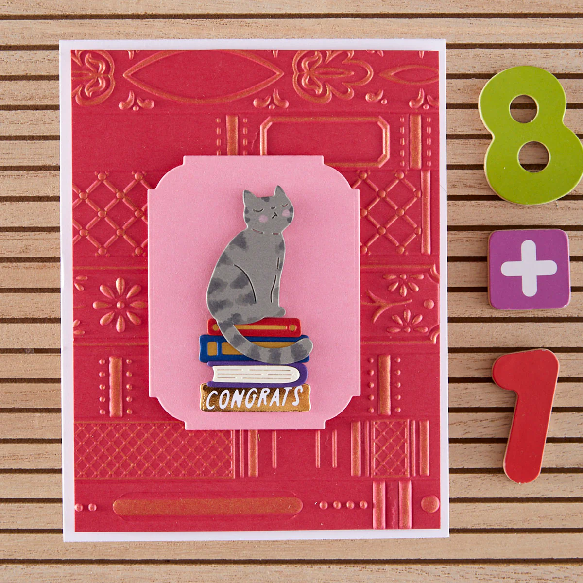 Image of Stacked Stories -  3D Embossing Folder of the Month