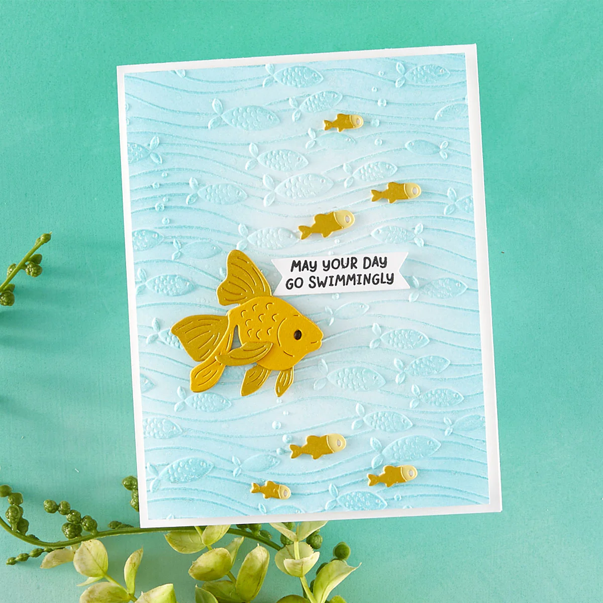 Image of Underwater Waltz - 3D Embossing Folder of the Month