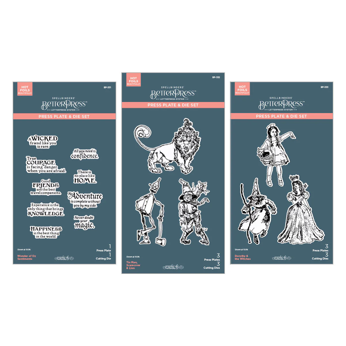 Image of Wonder of Oz BetterPress Bundle by Graphic 45