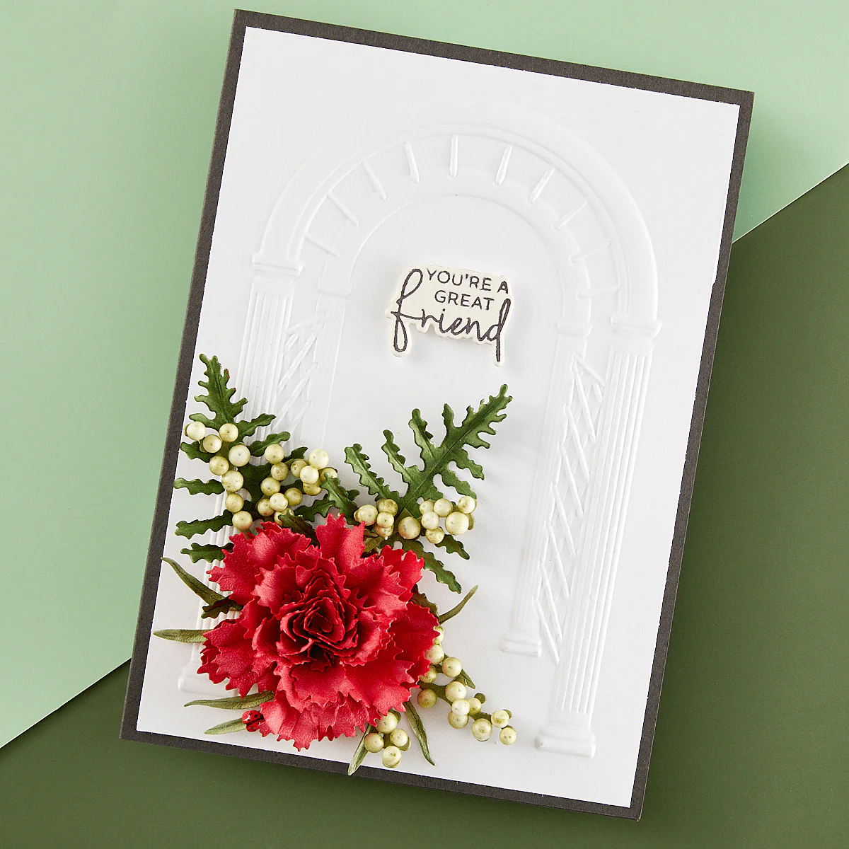 Image of Arbor & Ivy 3D Cut & Emboss Folder from the Through the Arbor Garden Collection by Susan Tierney-Cockburn