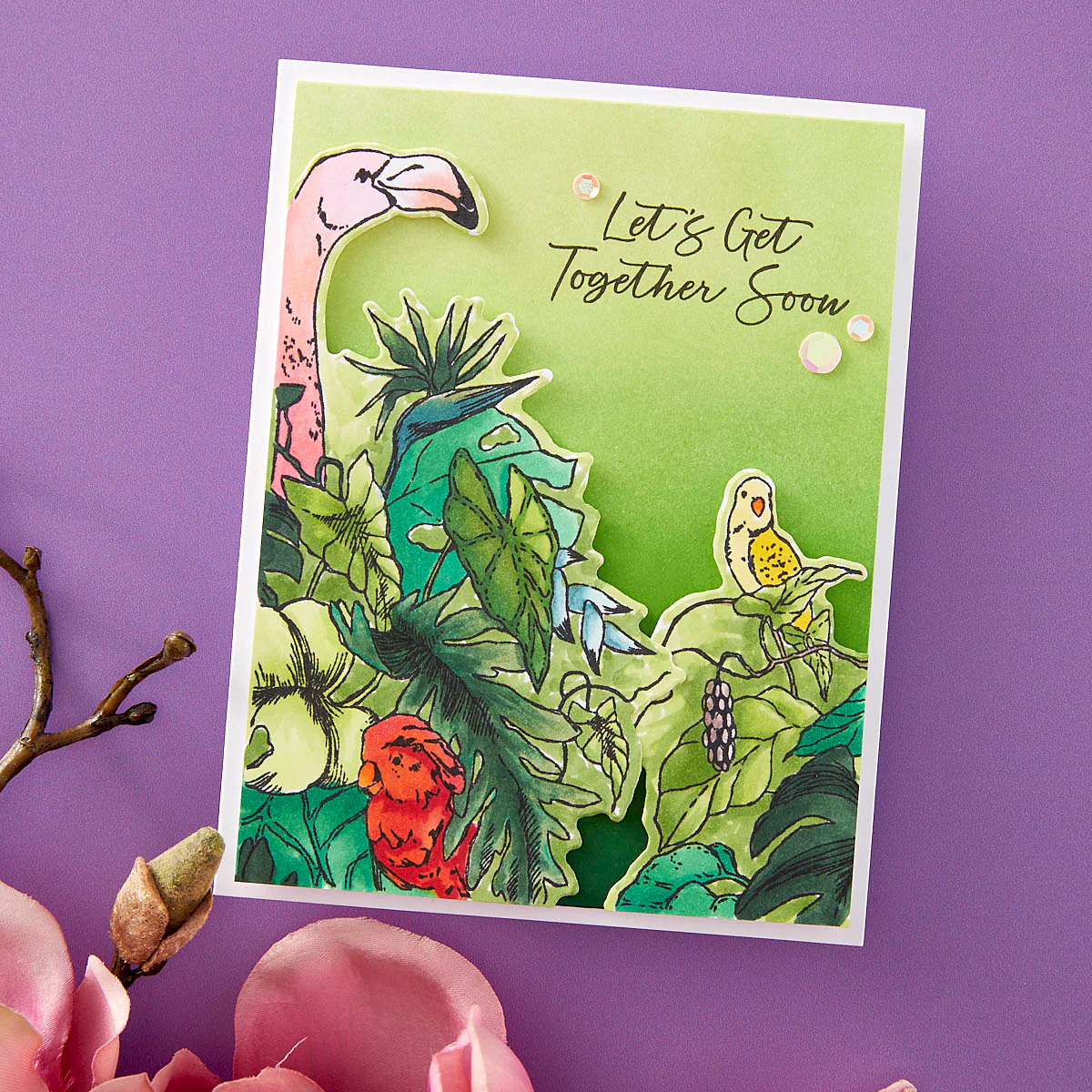 Image of Let's Get Together - Clear Stamp & Die of the Month May 2024