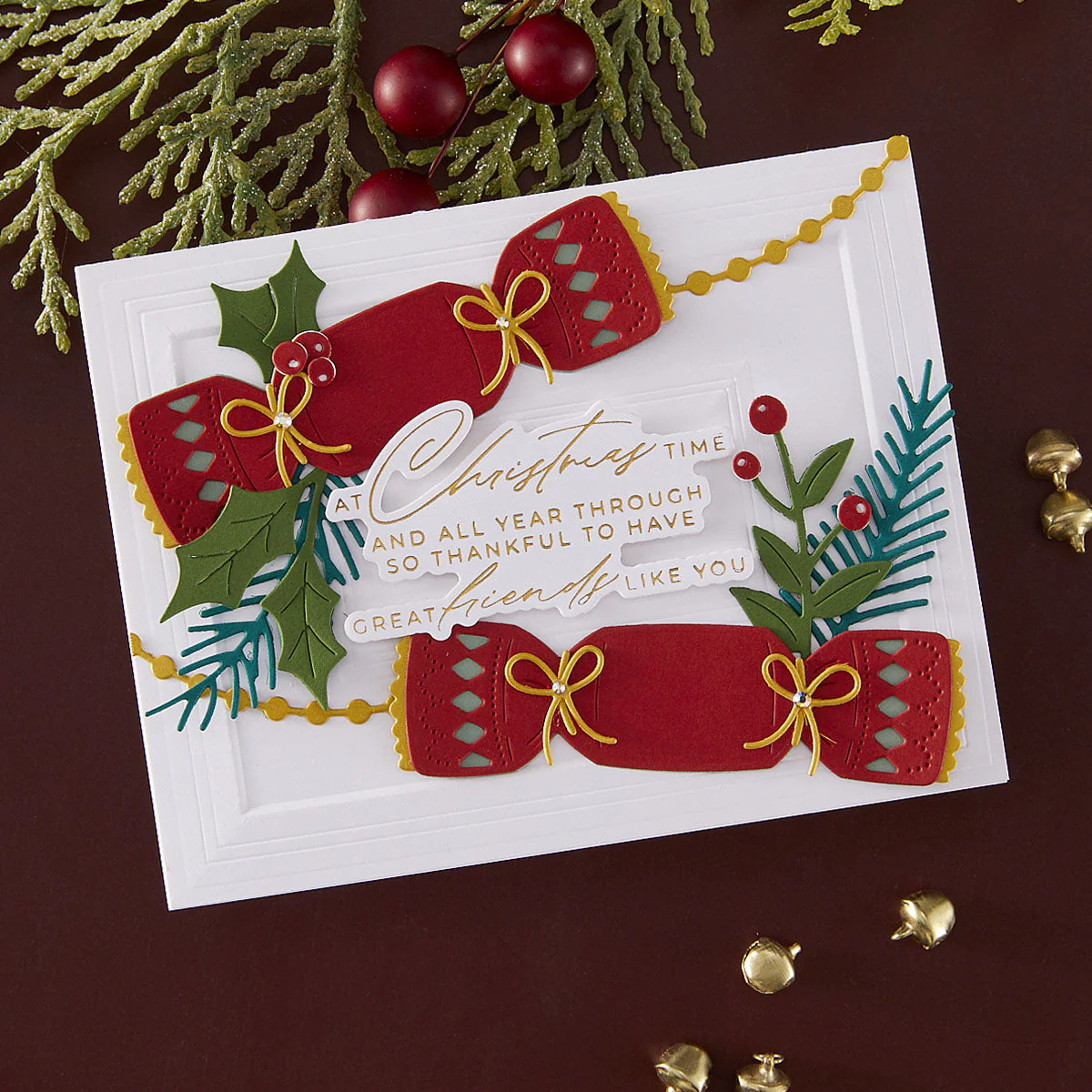 Image of Christmas Cracker Etched Dies by Yana Smakula