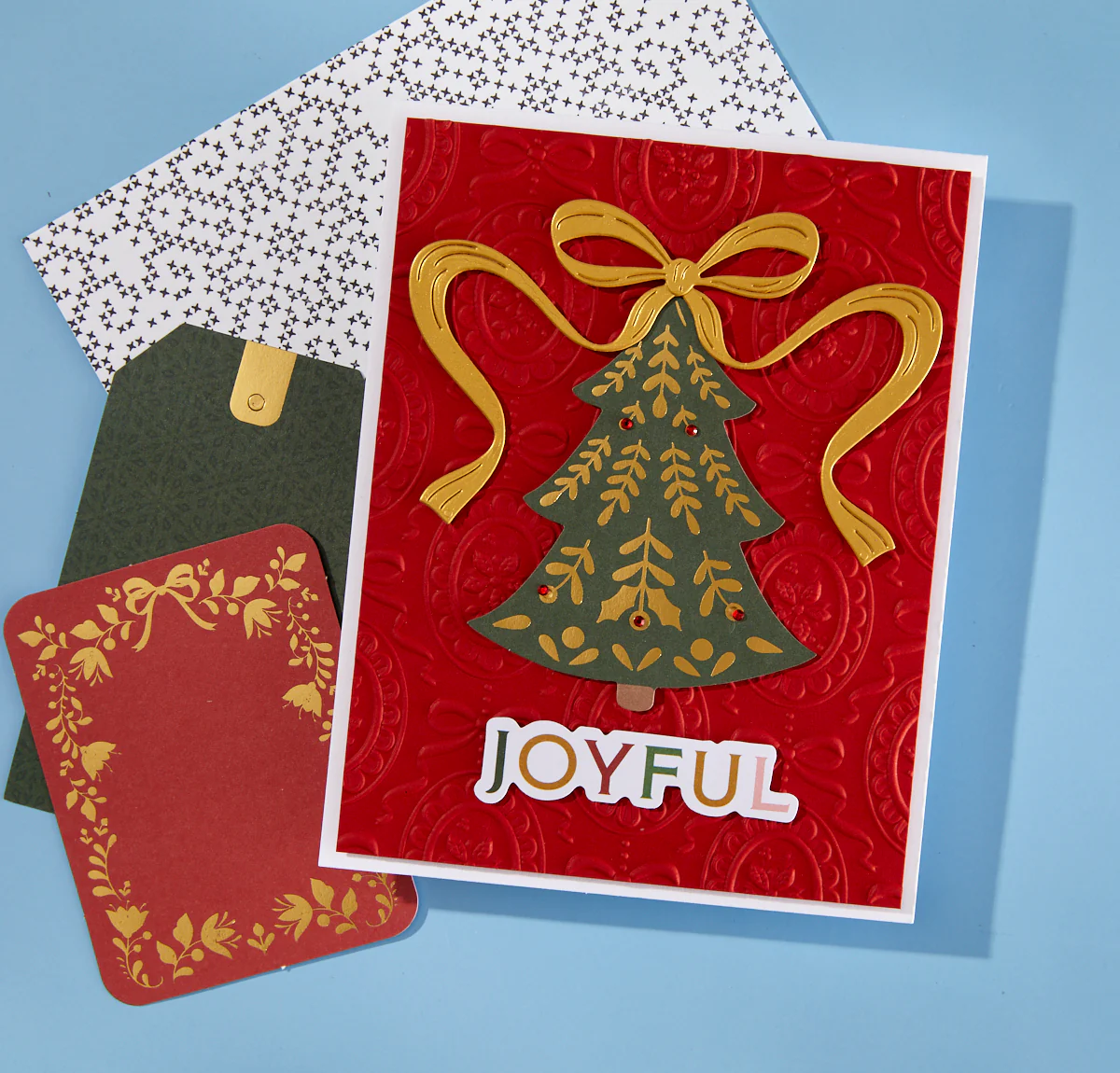 Image of Christmas Cameos 3D Embossing Folder