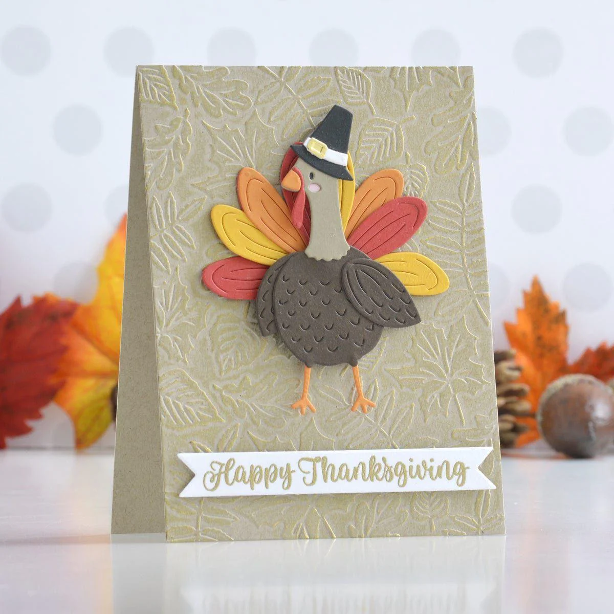 Image of Falling Leaves Embossing Folder