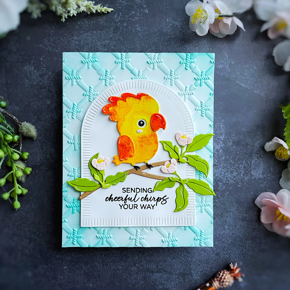 Image of Spread Your Wings Sentiments Clear Stamp Set