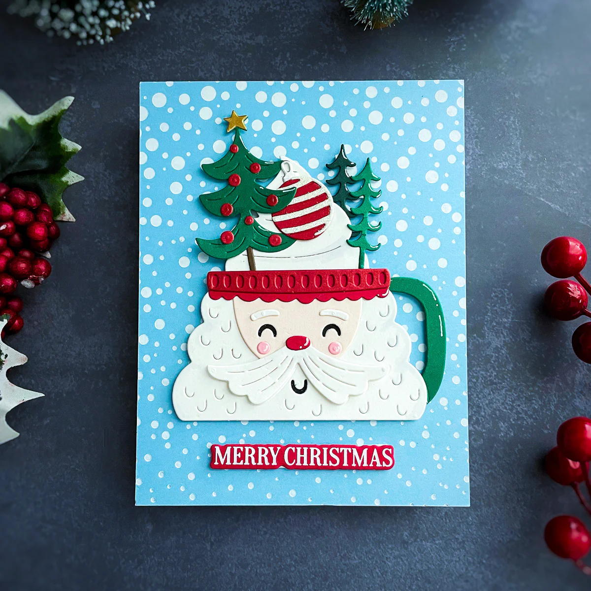 Image of Merry Messages Plate & Die Set