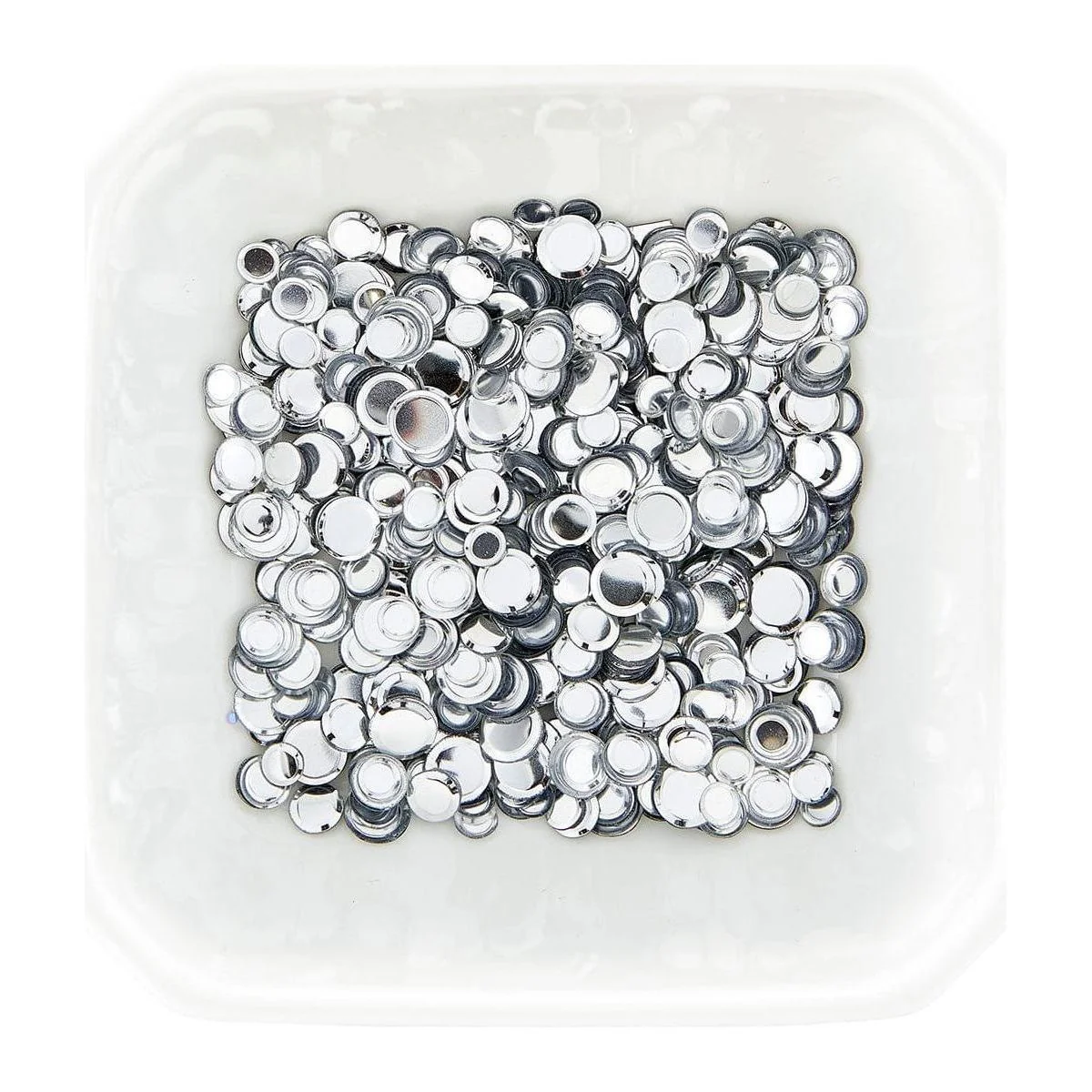 Image of Silver Smooth Discs Color Essentials Sequins