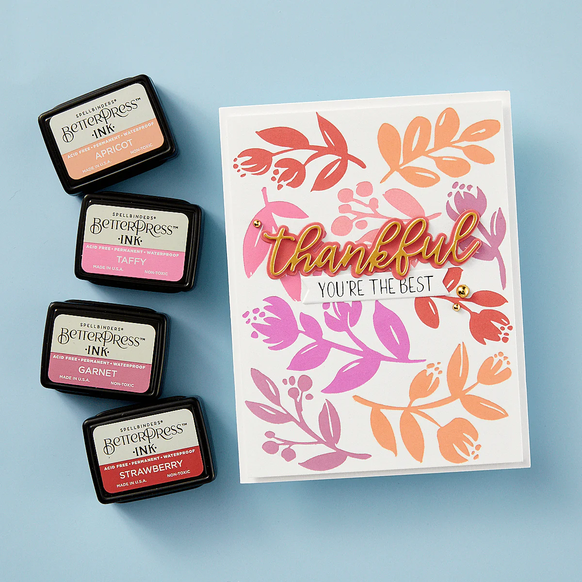 Image of Cheers to You Sentiments Press Plate & Die Set from Cheers to You Collection