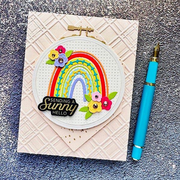 Image of Gathering Stitches Etched Dies from the Nichol's Needlework Collection by Nichol Spohr