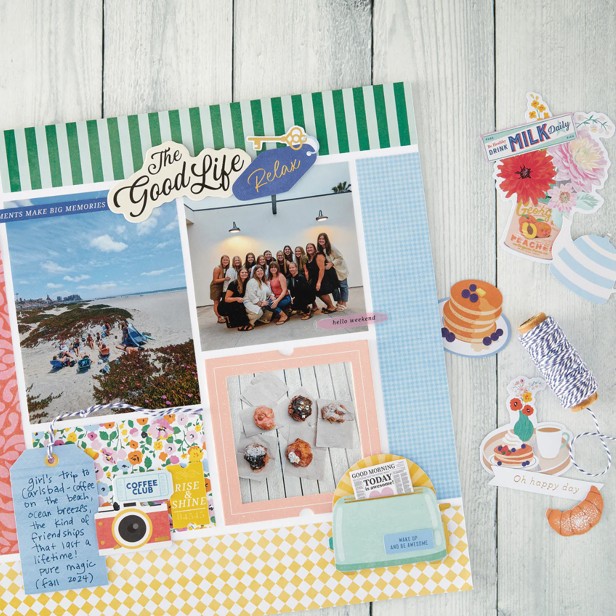 Image of Rosie's Studio Breakfast in Bed 12x12" Designer Paper Pack