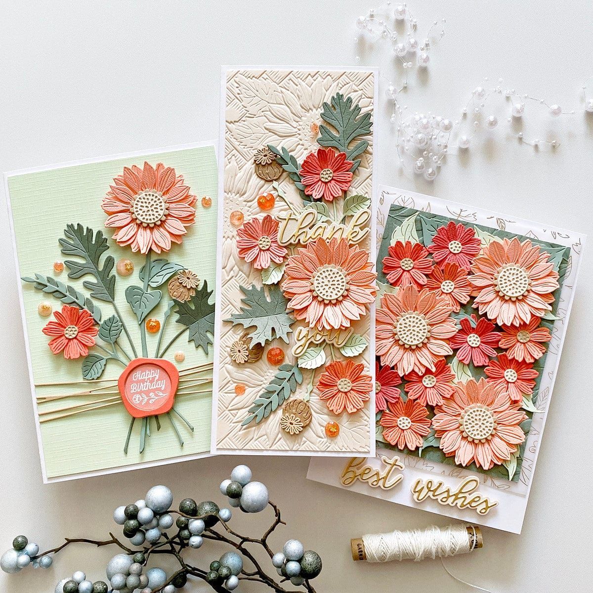 Image of Sunflower Serenade Etched Dies